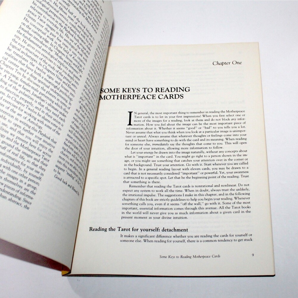 The Motherpeace Tarot Playbook + Round Deck 1988 1983 Vicki Noble Karen Vogel - Picture 5 of 9